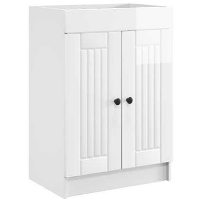 Bathroom under Sink Cabinet High Gloss White