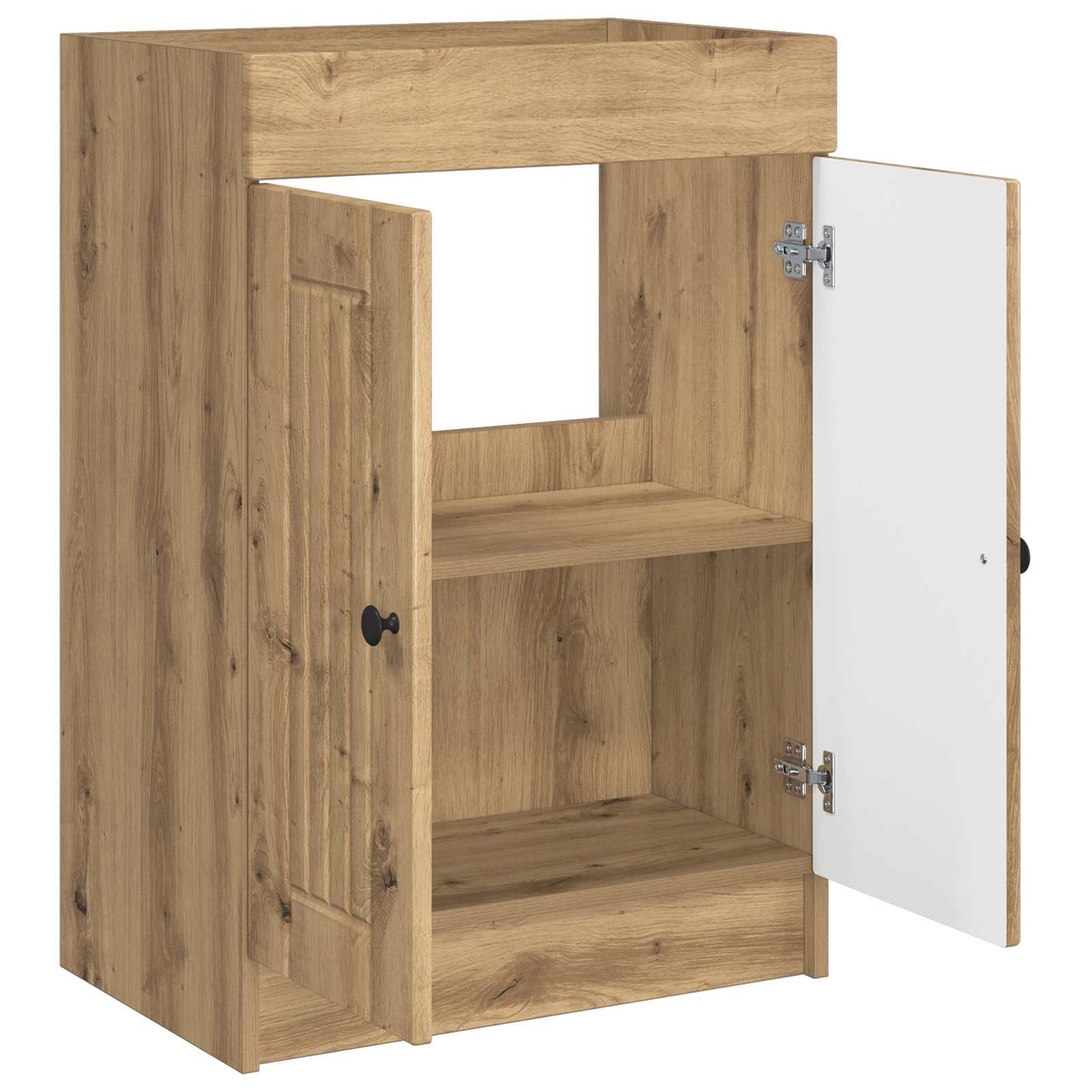 Bathroom under Sink Cabinet Artisan Oak 78.5 x 37.5 x 81 cm