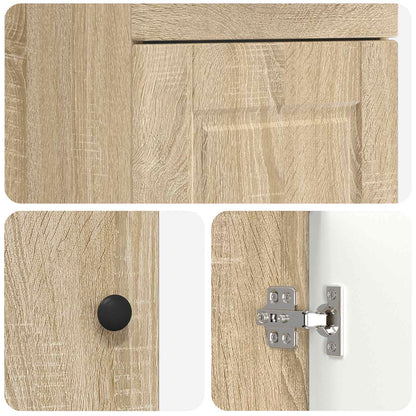 Bathroom Vanity with Sink Sonoma Oak 42 x 40 x 84.5 cm