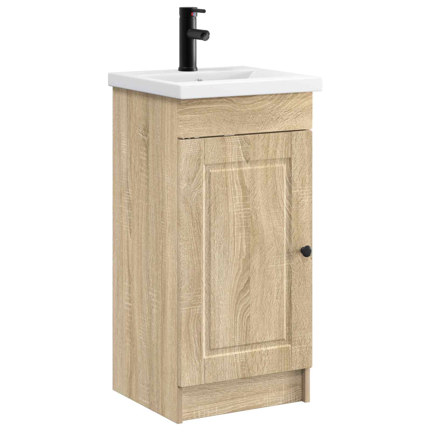 Bathroom Vanity with Sink Sonoma Oak 42 x 40 x 84.5 cm