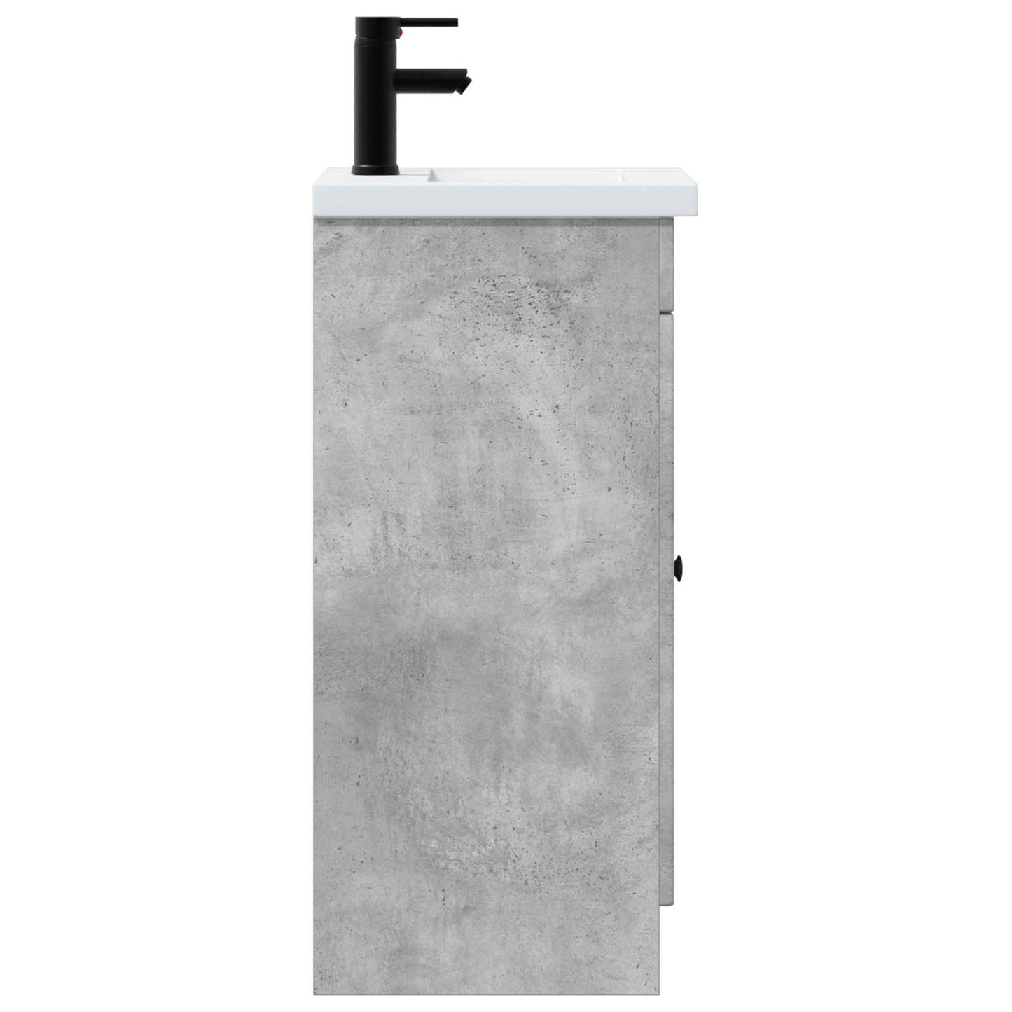 Bathroom Vanity with Sink Concrete Grey 42 x 40 x 84.5 cm
