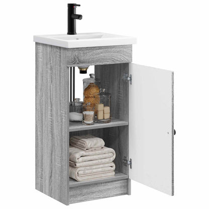 Bathroom Vanity with Sink Grey Sonoma 42 x 40 x 84.5 cm
