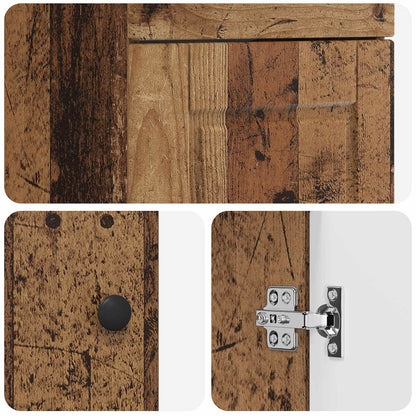 Bathroom Vanity with Sink Old Wood 42 x 40 x 84.5 cm