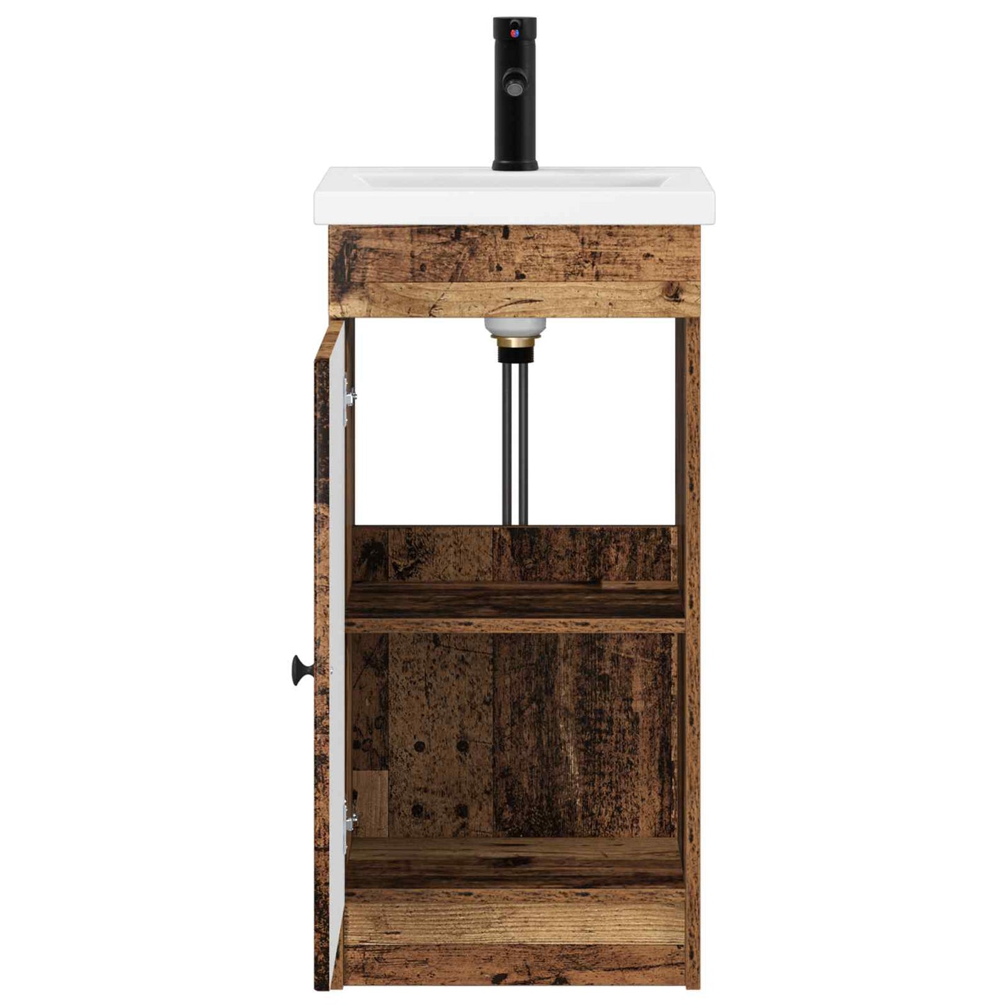 Bathroom Vanity with Sink Old Wood 42 x 40 x 84.5 cm