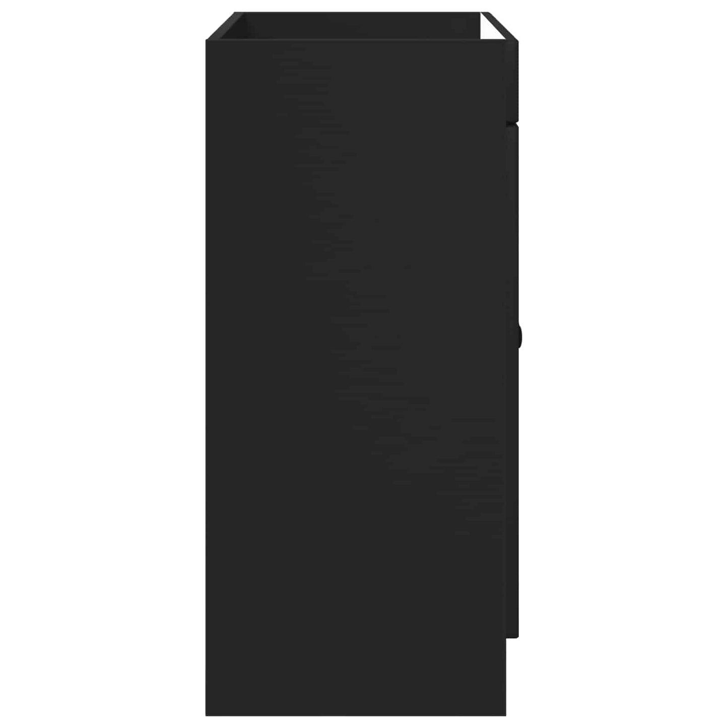 Bathroom under Sink Cabinet Black 56 x 37.5 x 81 cm