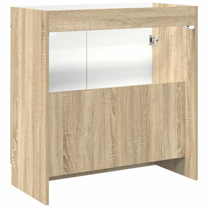 Bathroom under Sink Cabinet Sonoma Oak 56 x 37.5 x 81 cm