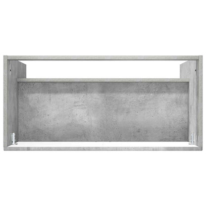 Bathroom under Sink Cabinet Concrete Grey 56 x 37.5 x 81 cm