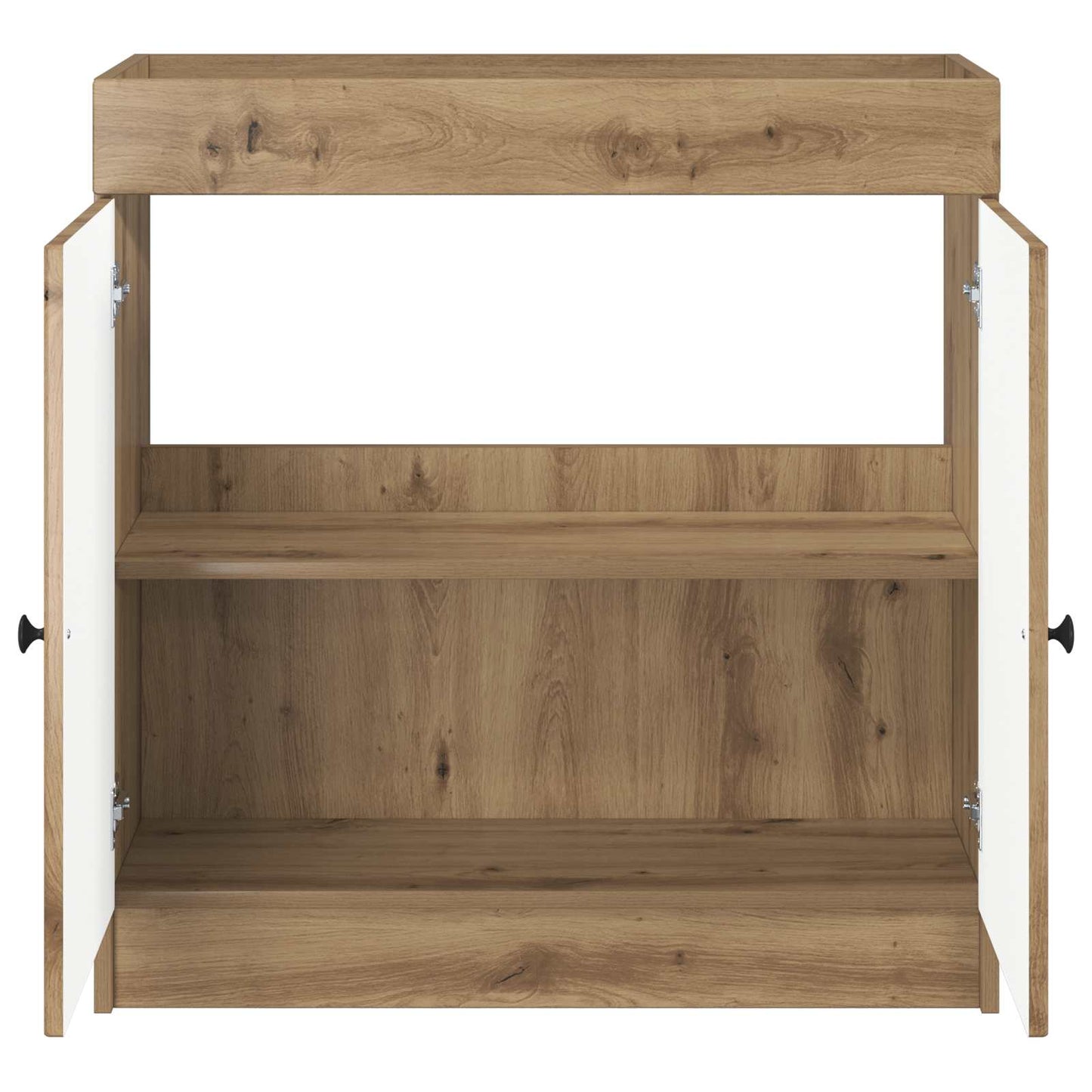 Bathroom under Sink Cabinet Artisan Oak 56 x 37.5 x 81 cm