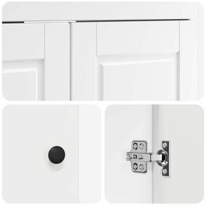 Bathroom under Sink Cabinet White 78.5 x 37.5 x 81 cm