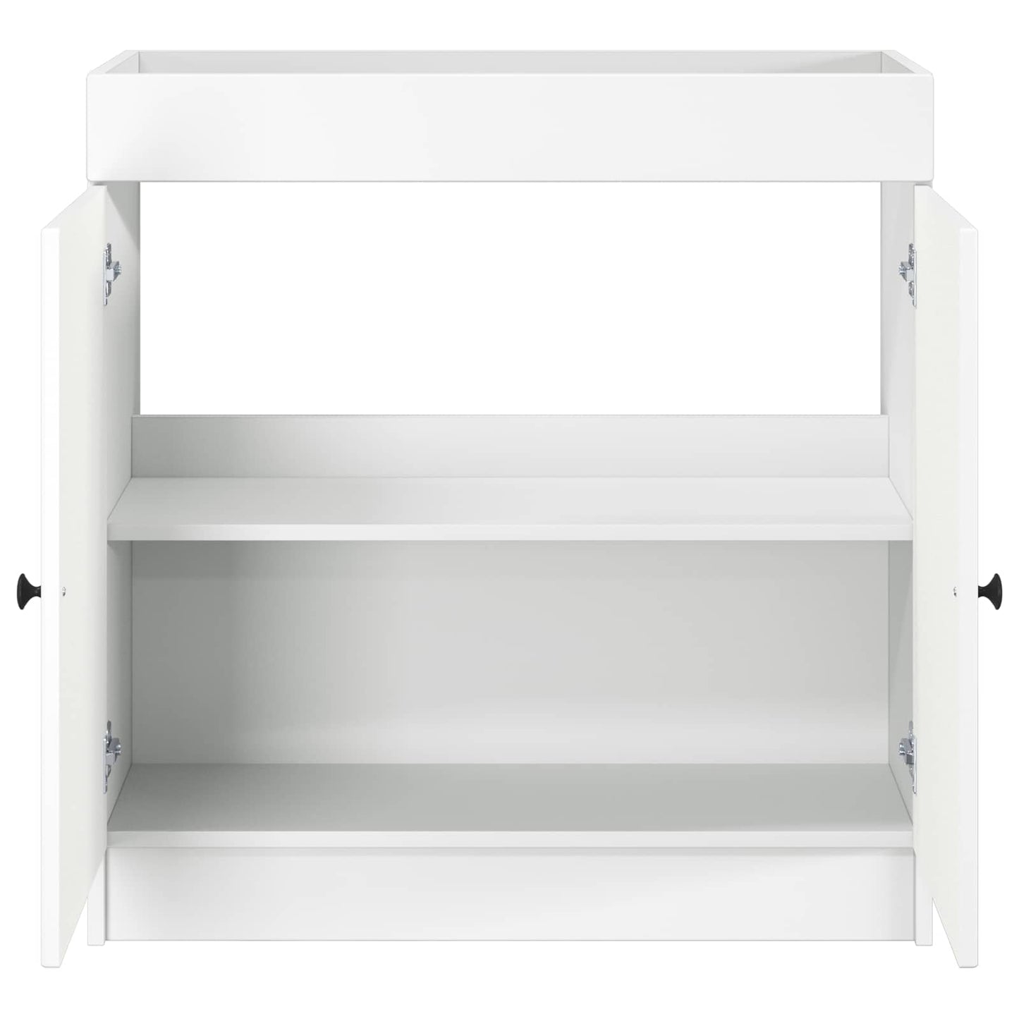Bathroom under Sink Cabinet White 78.5 x 37.5 x 81 cm