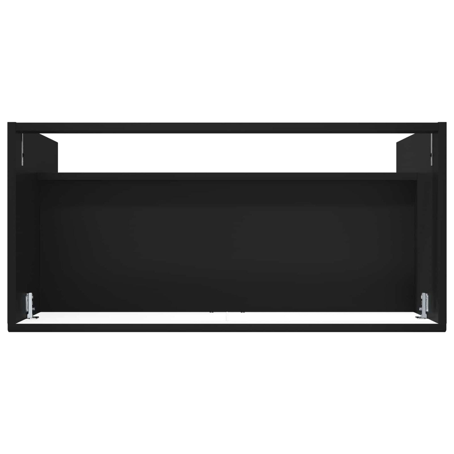 Bathroom under Sink Cabinet Black 78.5 x 37.5 x 81 cm