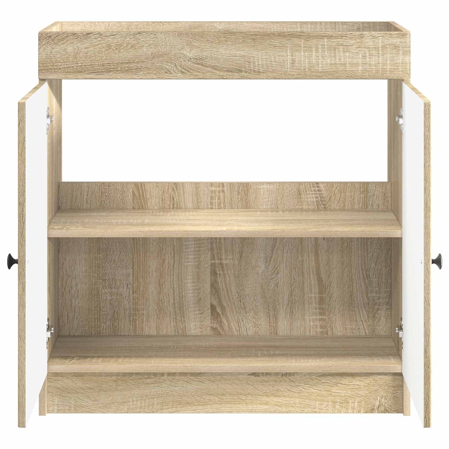 Bathroom under Sink Cabinet Sonoma Oak 78.5 x 37.5 x 81 cm