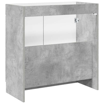 Bathroom under Sink Cabinet Concrete Grey 78.5 x 37.5 x 81 cm