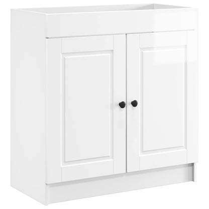 Bathroom under Sink Cabinet High Gloss White