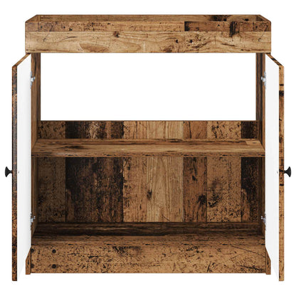 Bathroom under Sink Cabinet Old Wood 78.5 x 37.5 x 81 cm