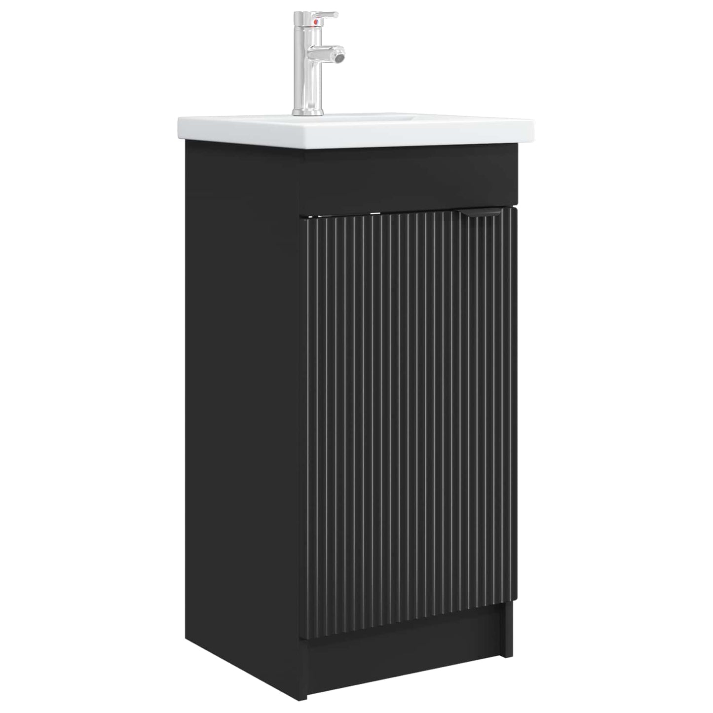 Bathroom Vanity with Sink Black 42 x 40 x 84.5 cm