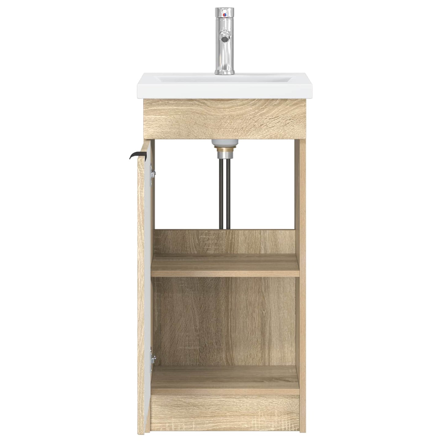 Bathroom Vanity with Sink Sonoma Oak 42 x 40 x 84.5 cm