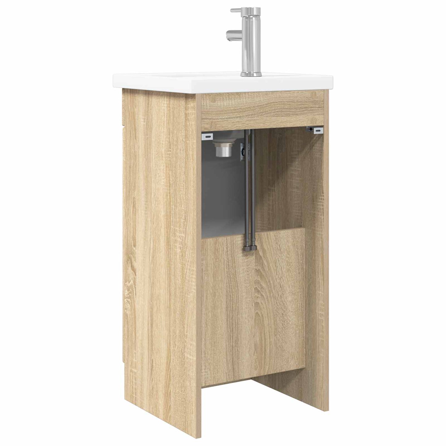 Bathroom Vanity with Sink Sonoma Oak 42 x 40 x 84.5 cm