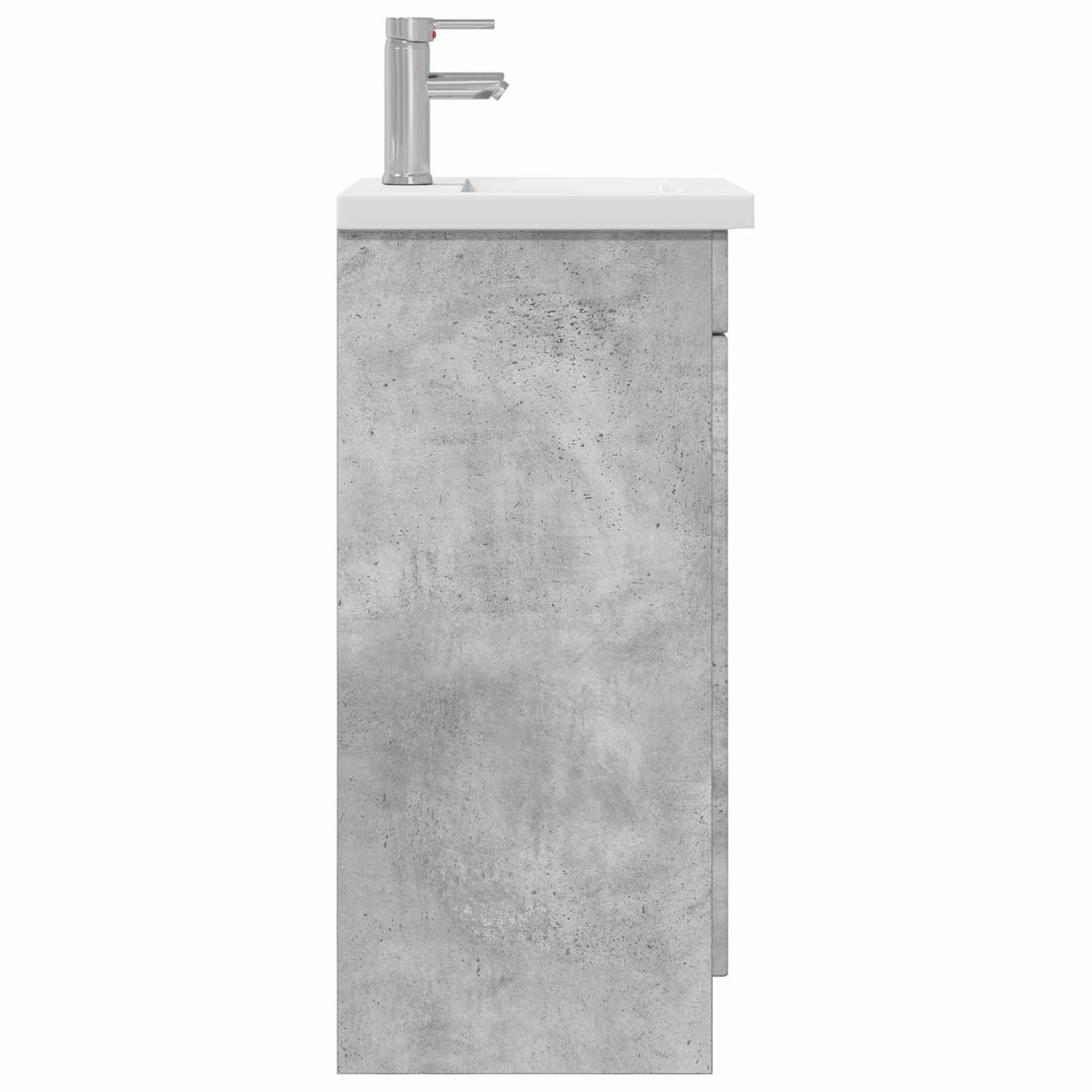 Bathroom Vanity with Sink Concrete Grey 42 x 40 x 84.5 cm