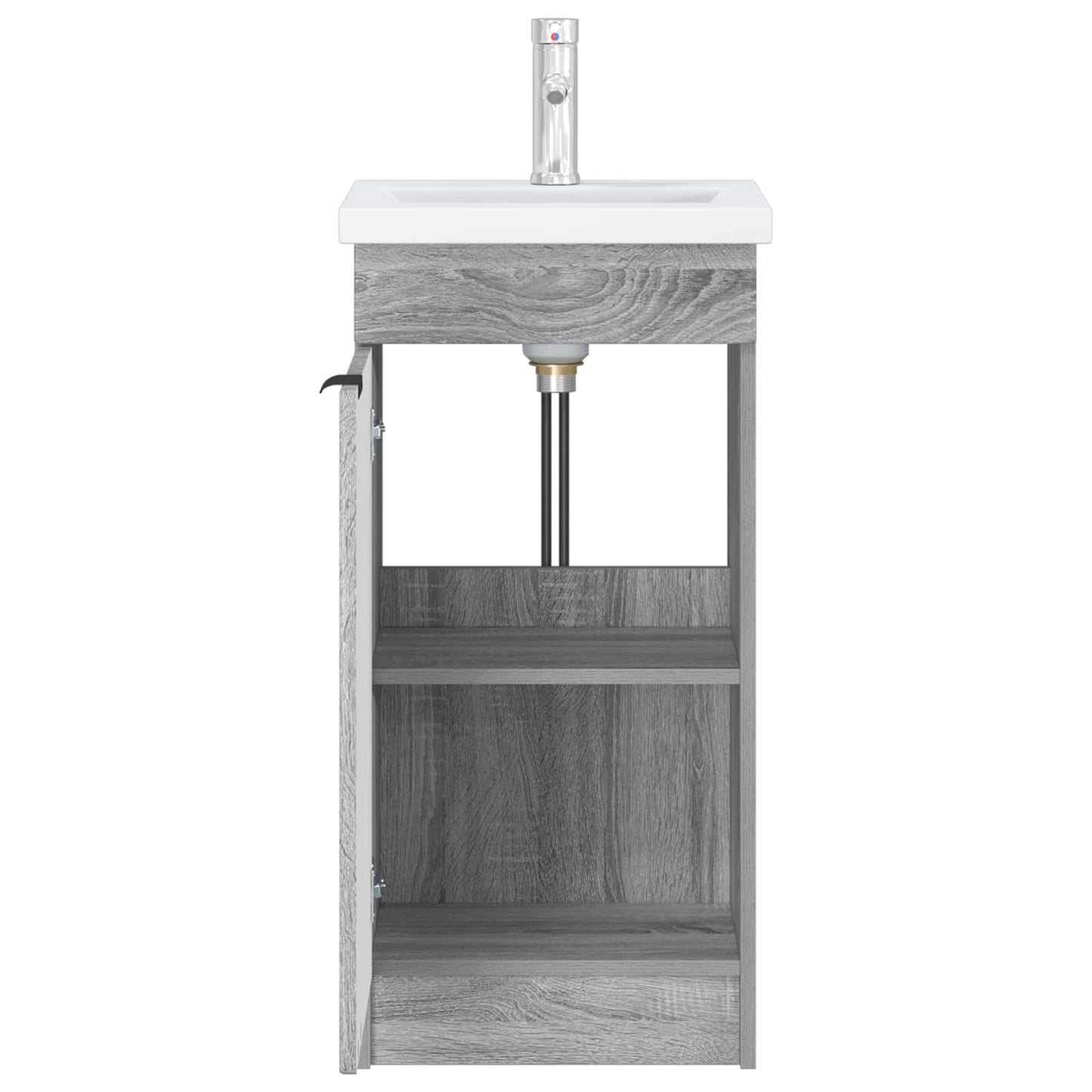 Bathroom Vanity with Sink Grey Sonoma 42 x 40 x 84.5 cm