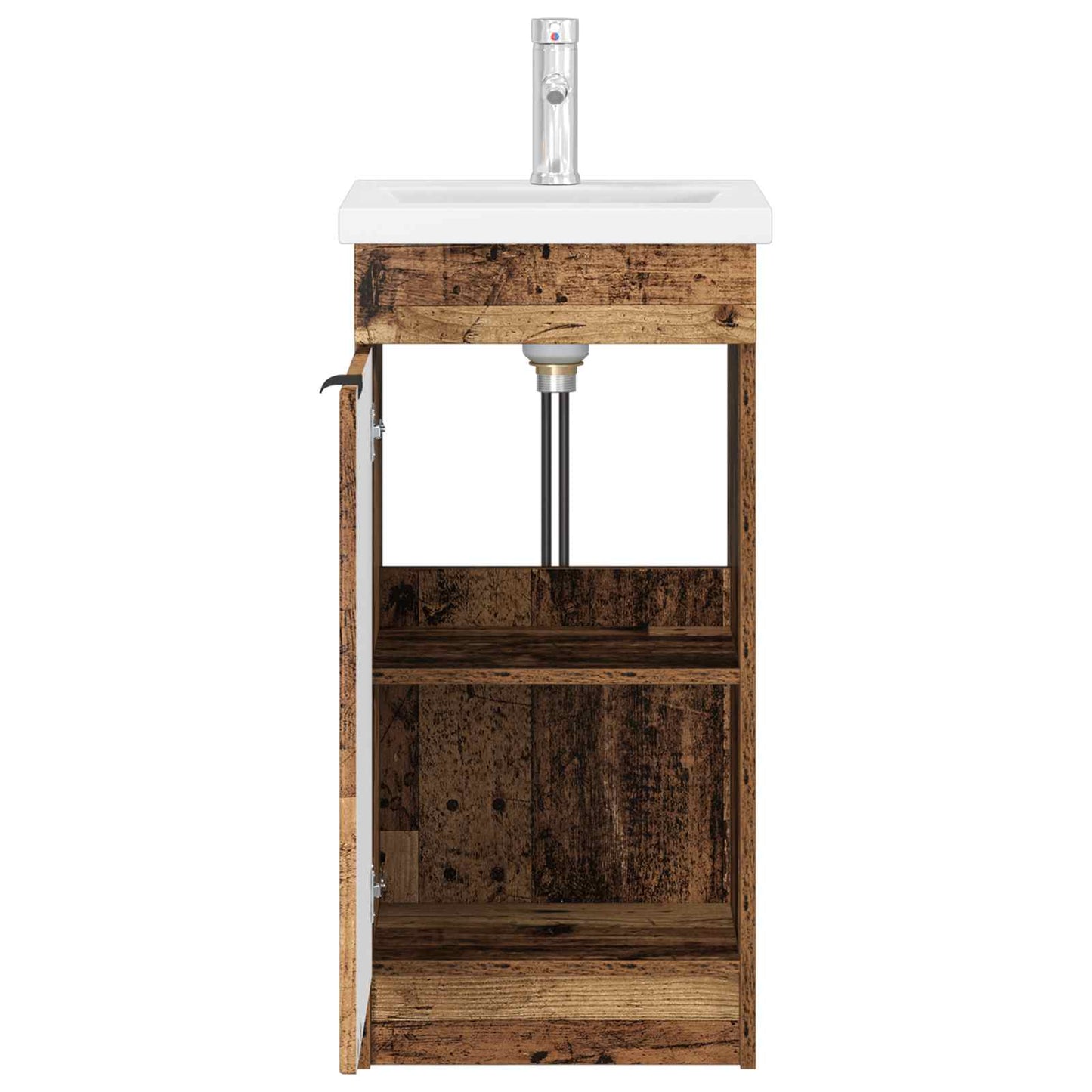 Bathroom Vanity with Sink Old Wood 42 x 40 x 84.5 cm