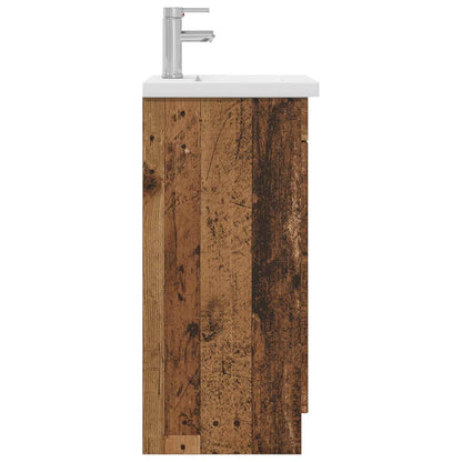 Bathroom Vanity with Sink Old Wood 42 x 40 x 84.5 cm
