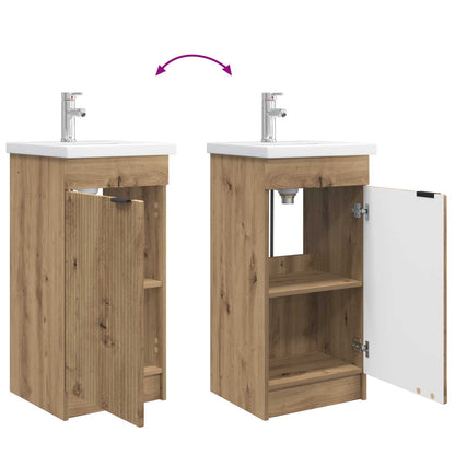 Bathroom Vanity with Sink Artisan Oak 42 x 40 x 84.5 cm