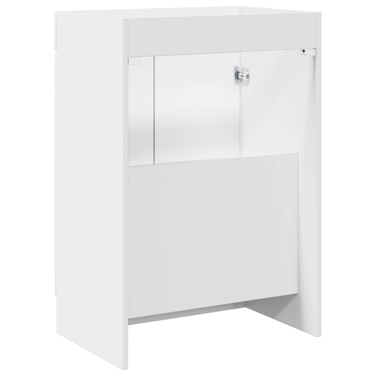 Bathroom under Sink Cabinet White 56 x 37.5 x 81 cm