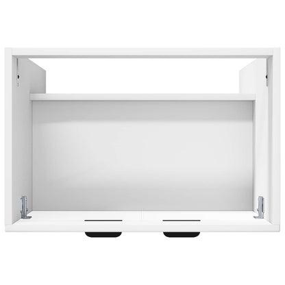Bathroom under Sink Cabinet White 56 x 37.5 x 81 cm