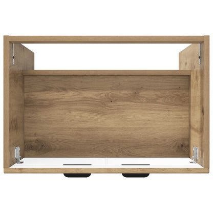 Bathroom under Sink Cabinet Artisan Oak 56 x 37.5 x 81 cm