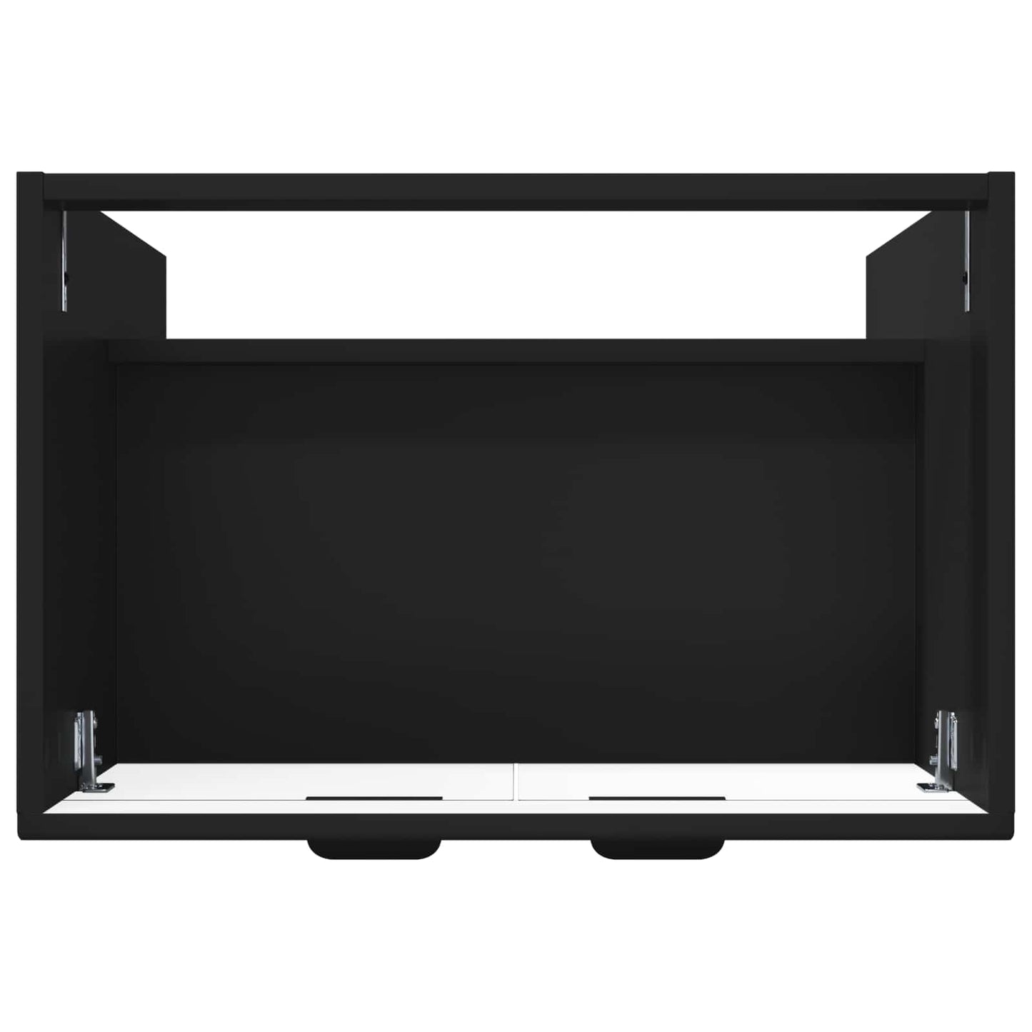 Bathroom under Sink Cabinet Black 78.5 x 37.5 x 81 cm