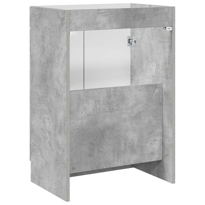 Bathroom under Sink Cabinet Concrete Grey 78.5 x 37.5 x 81 cm