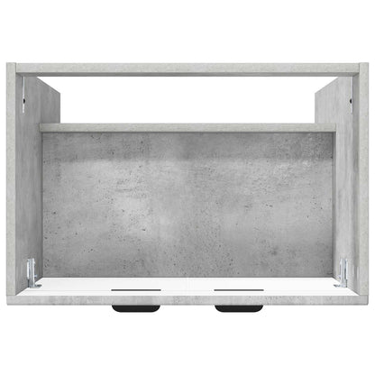 Bathroom under Sink Cabinet Concrete Grey 78.5 x 37.5 x 81 cm