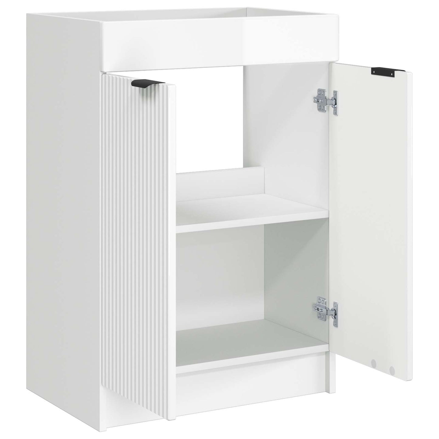 Bathroom under Sink Cabinet High Gloss White