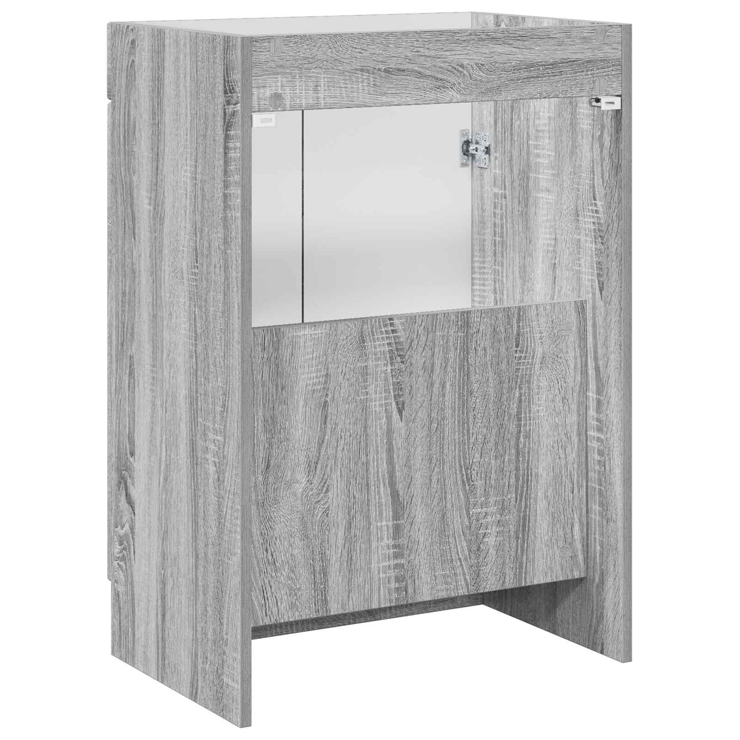 Bathroom under Sink Cabinet Grey Sonoma 78.5 x 37.5 x 81 cm