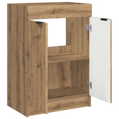 Bathroom under Sink Cabinet Artisan Oak 78.5 x 37.5 x 81 cm