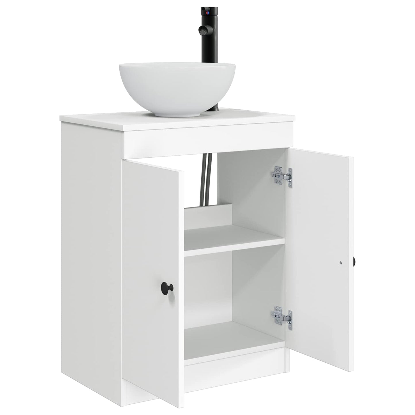 Bathroom Vanity with Sink White 54 x 35 x 83 cm Engineered Wood
