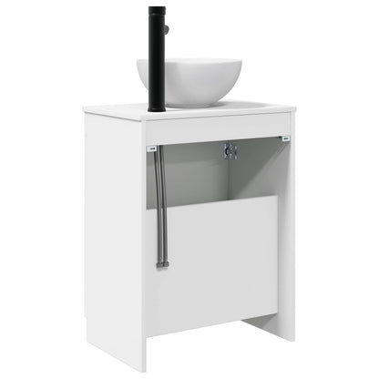 Bathroom Vanity with Sink White 54 x 35 x 83 cm Engineered Wood