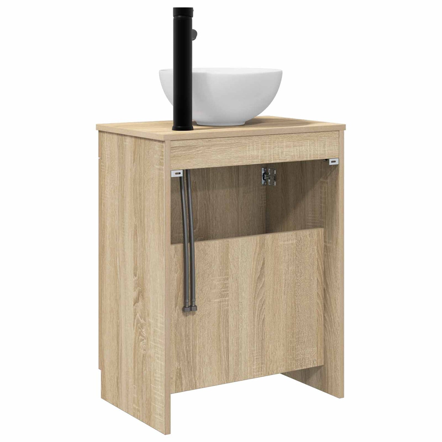 Bathroom Vanity with Sink Sonoma Oak 54 x 35 x 83 cm