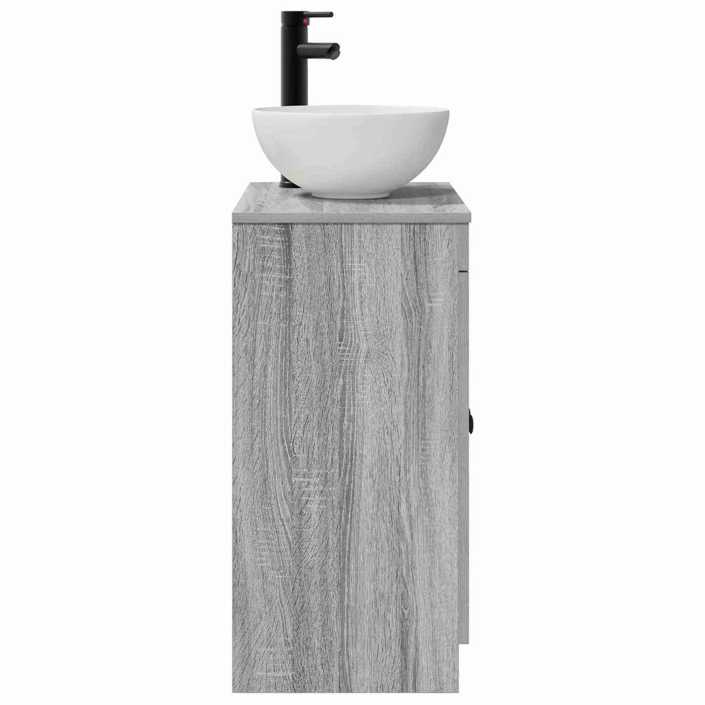 Bathroom Vanity with Sink Grey Sonoma 54 x 35 x 83 cm