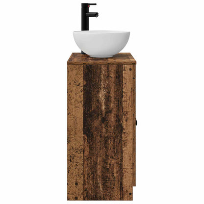 Bathroom Vanity with Sink Old Wood 54 x 35 x 83 cm