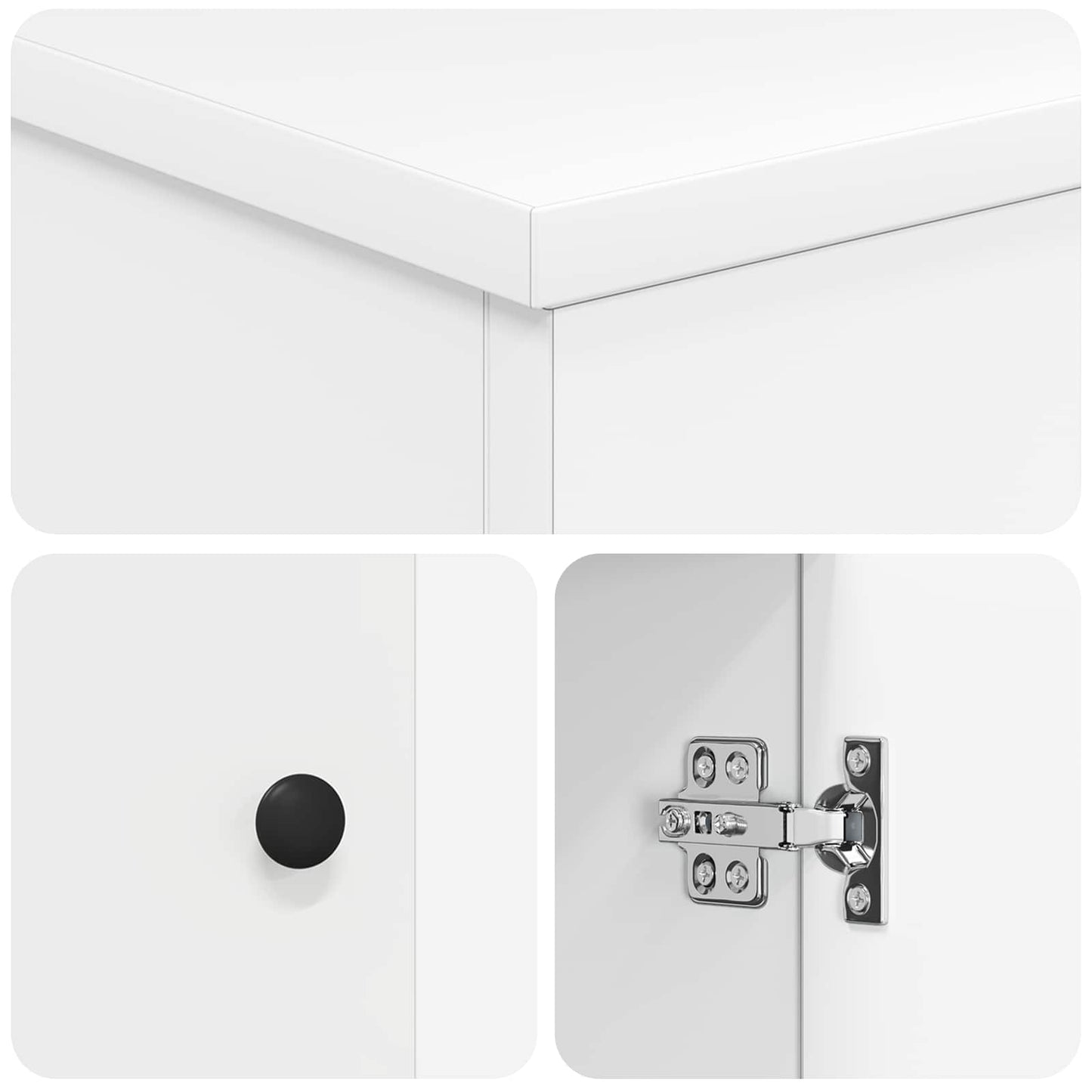 Bathroom Cabinet White 54 x 41 x 70 cm Engineered Wood
