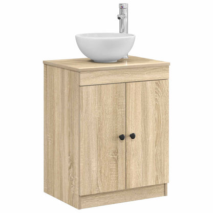 Bathroom Cabinet Sonoma Oak 54 x 41 x 70 cm Engineered Wood
