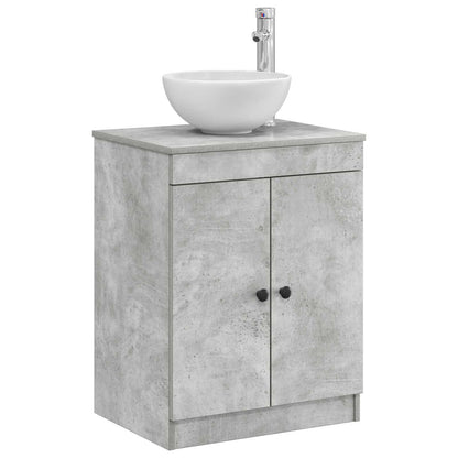 Bathroom Cabinet Concrete Grey 54 x 41 x 70 cm Engineered Wood