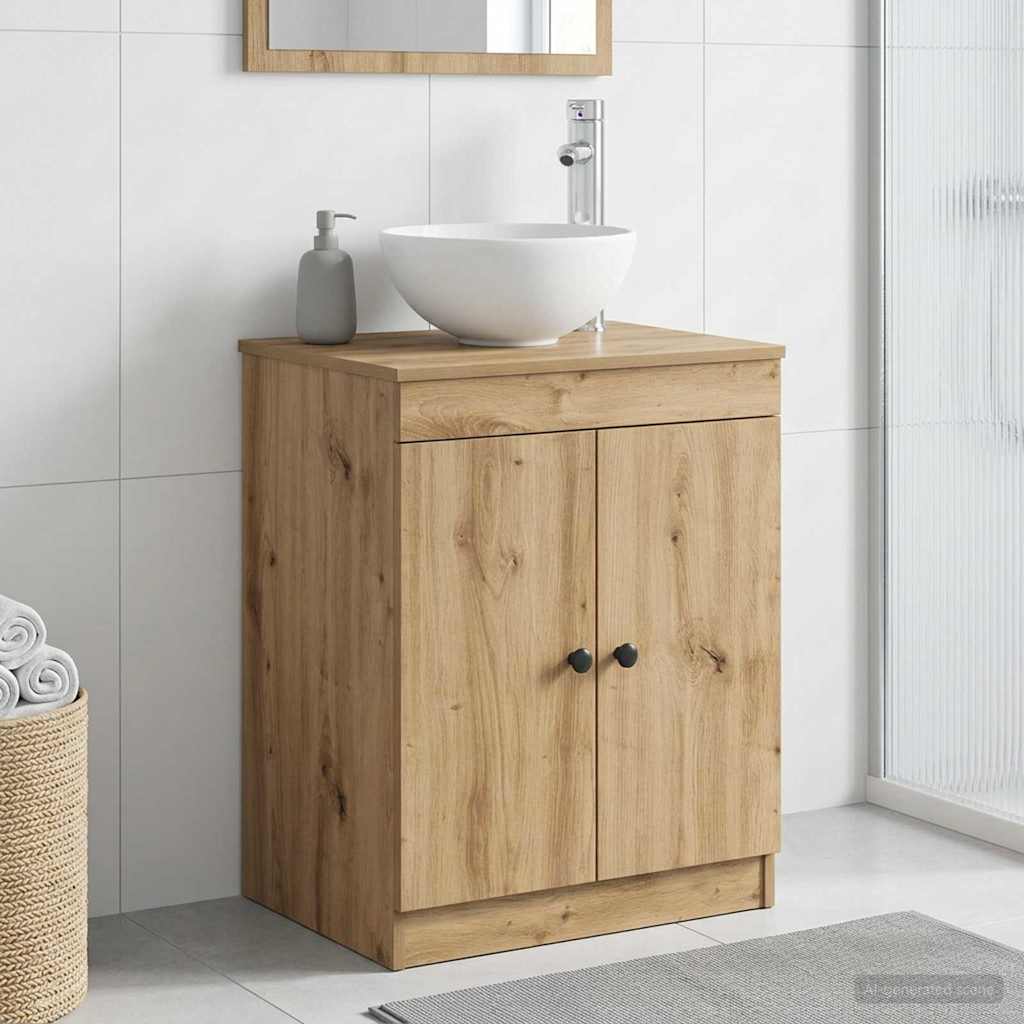 Bathroom Cabinet Artisan Oak 54 x 41 x 70 cm Engineered Wood