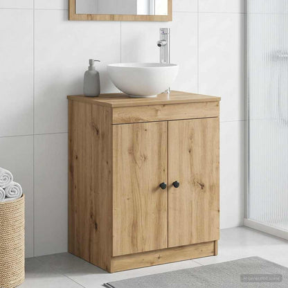Bathroom Cabinet Artisan Oak 54 x 41 x 70 cm Engineered Wood