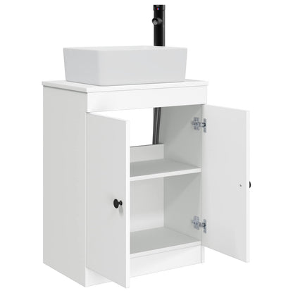 Bathroom Vanity with Sink White 54 x 35 x 83 cm Engineered Wood