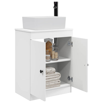 Bathroom Vanity with Sink White 54 x 35 x 83 cm Engineered Wood