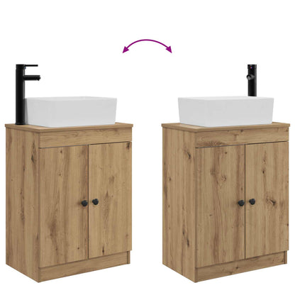 Bathroom Vanity with Sink Artisan Oak 54 x 35 x 83 cm