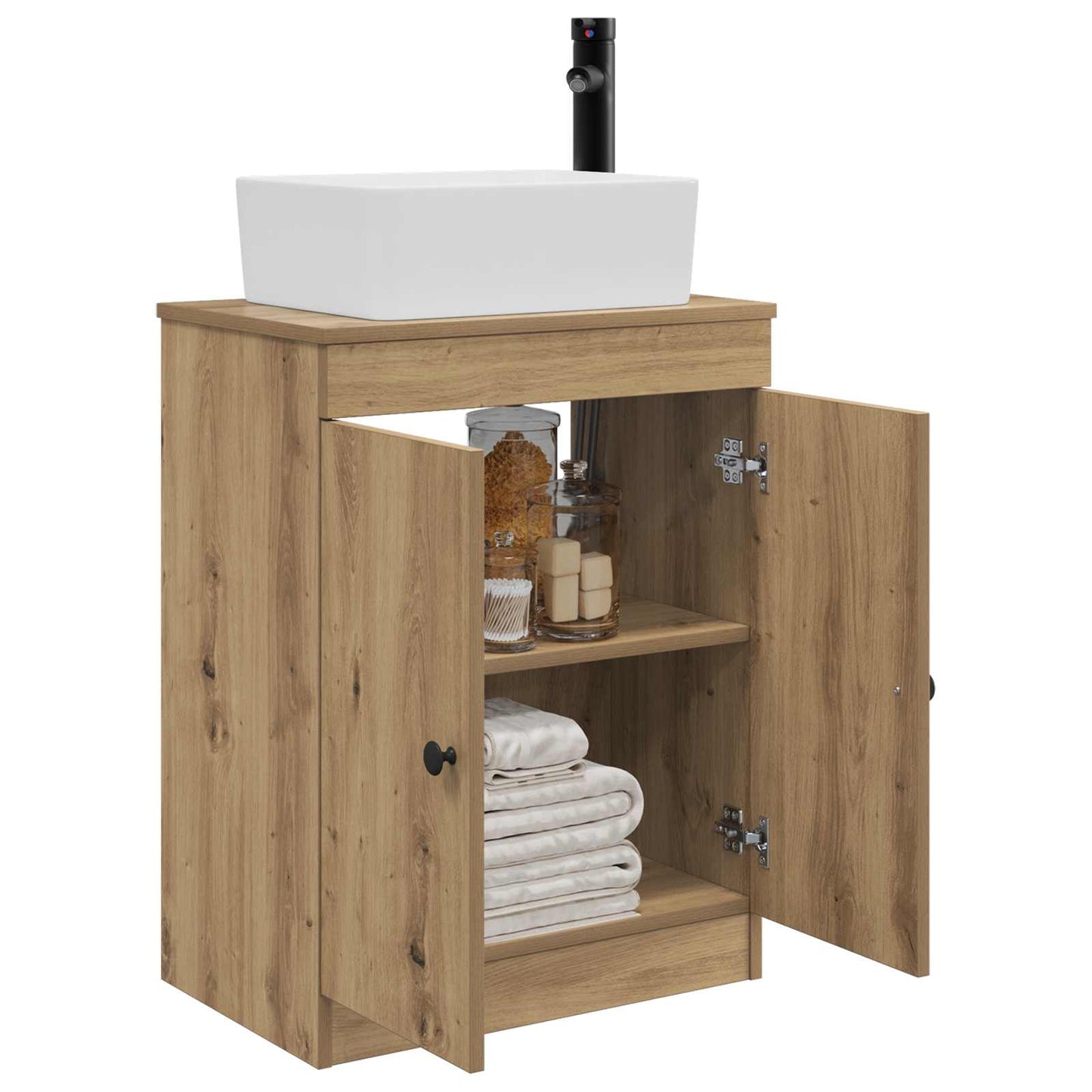 Bathroom Vanity with Sink Artisan Oak 54 x 35 x 83 cm
